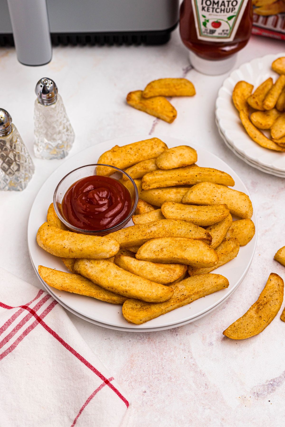 Red Robin Steak Fries in Air Fryer PinkWhen