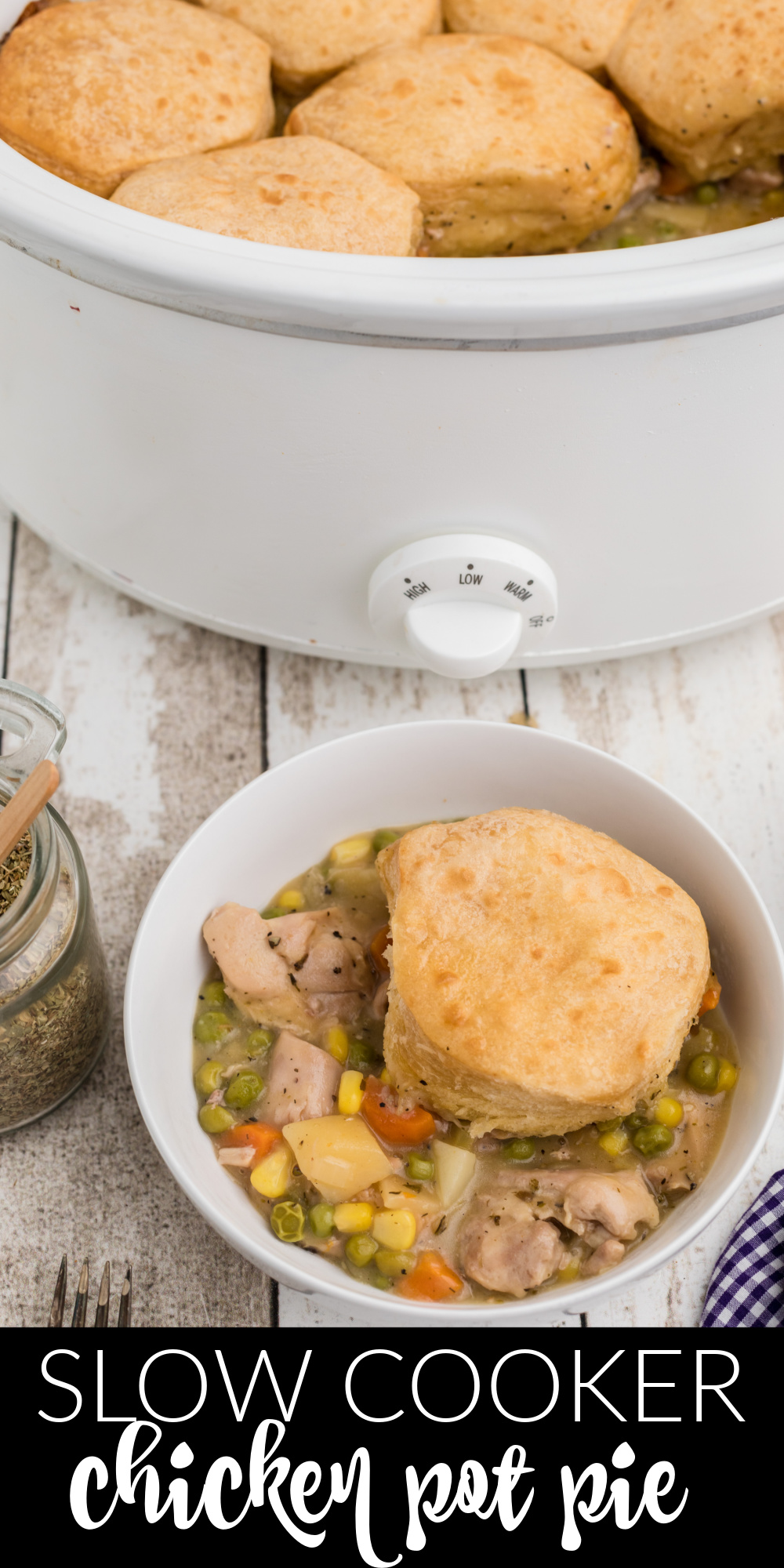 This Slow Cooker Chicken Pot Pie will have you feeling like you’re right back in grandma’s kitchen! There’s nothing quite like the flavor of homemade pot pie, and you’re about the unlock the secrets of how to cook it perfectly!