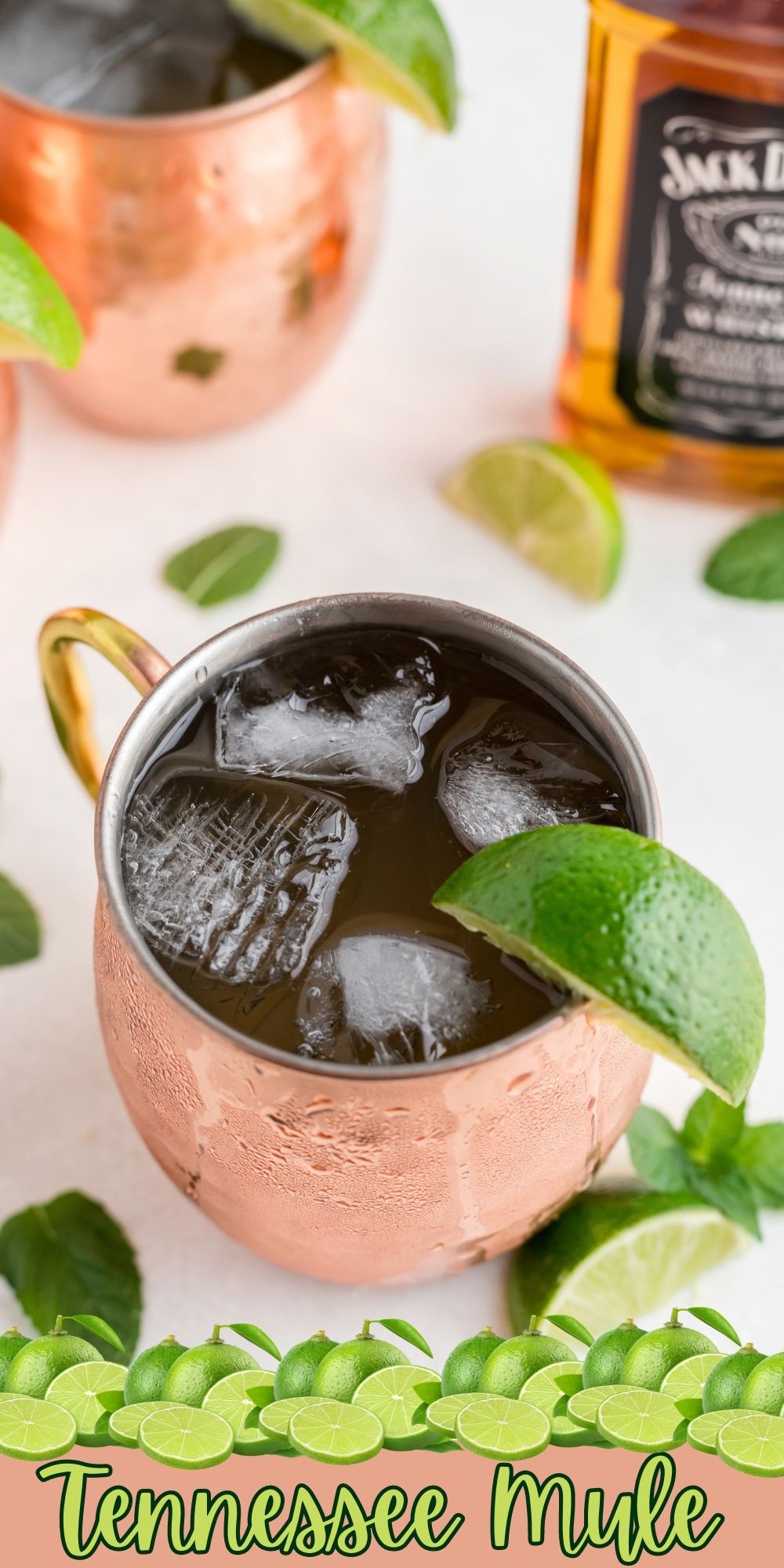 This Tennessee Mule Recipe is a delicious twist on a classic mule cocktail. This easy whiskey recipe has a refreshing, one of a kind flavor.