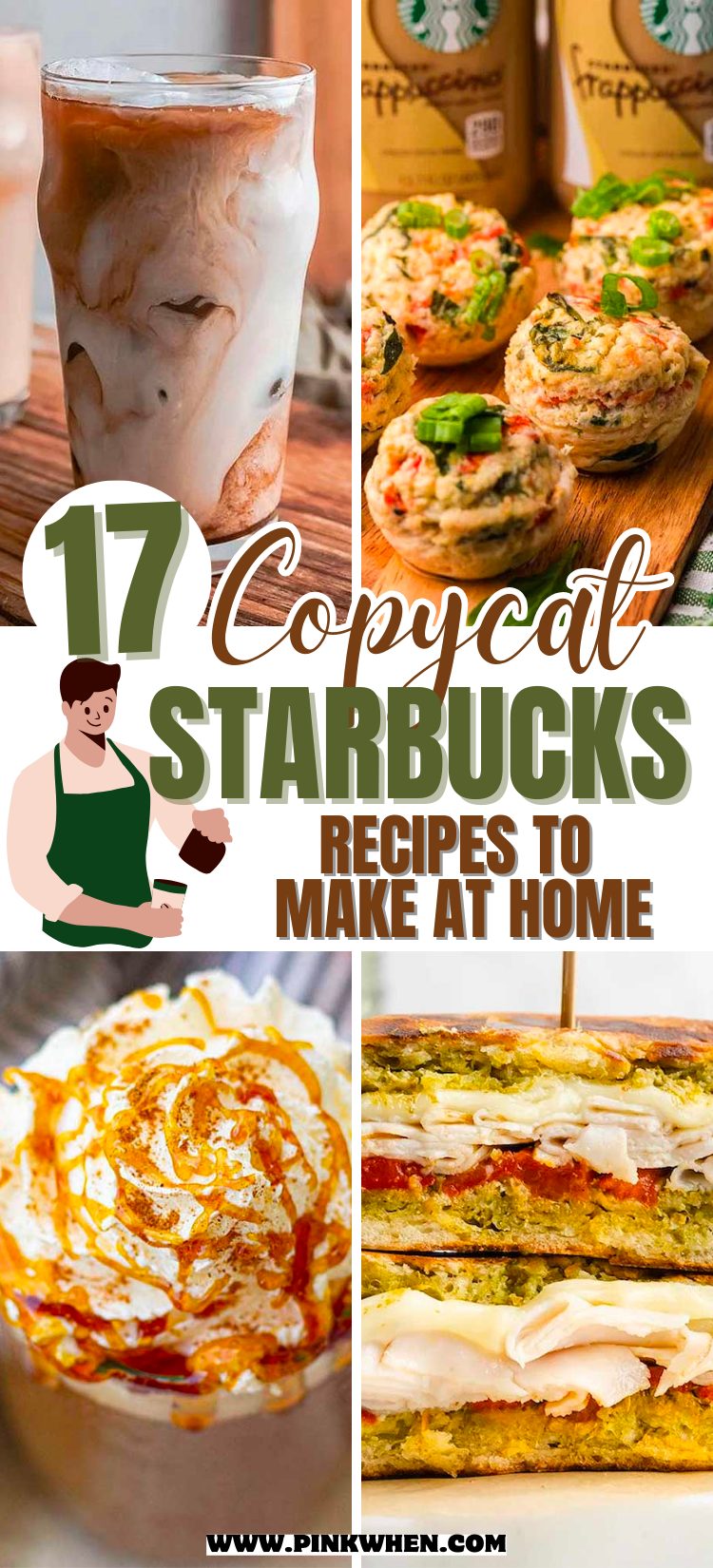 Enjoy the convenience of making 17 copycat Starbucks recipes in the comfort of your own home.