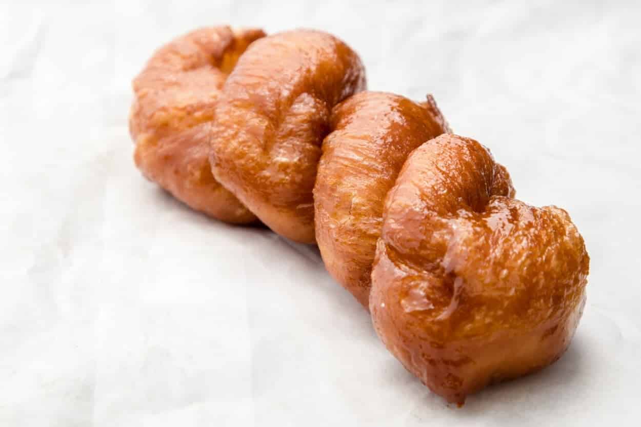 South Africa’s Koeksister dough pastry twist.