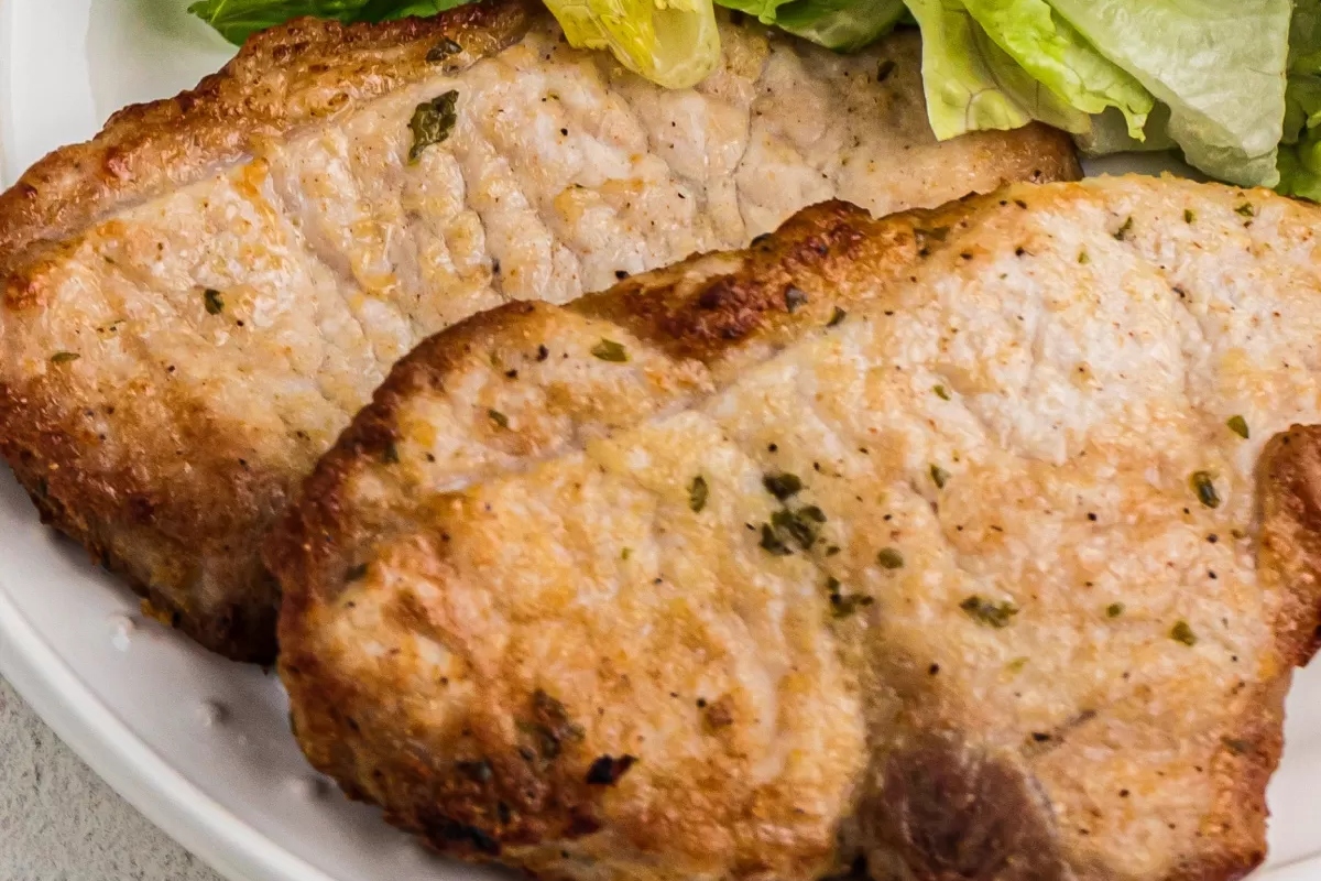 Pork chops without breading.
