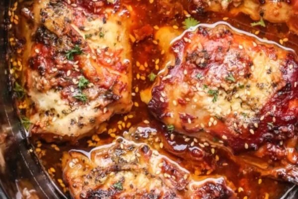 A close up of chicken thighs.