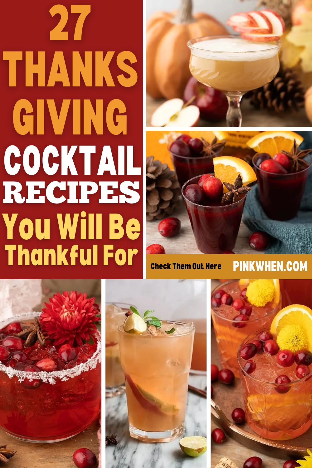 Thanksgiving Cocktail Recipes You Will Be Thankful For