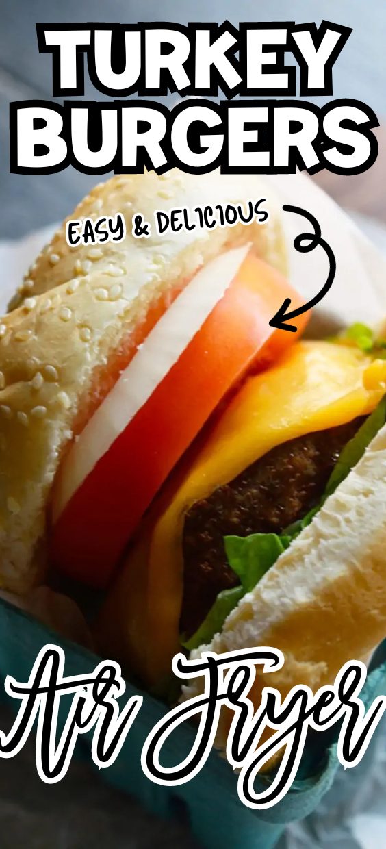 Air fryer turkey burgers are a great way to have a fun and delicious meal with the family while saving calories. Healthy never tasted so good. Cut calories and fat in your turkey burgers by cooking them in a hot air fryer. It's lower in fat and still has all that great flavor you want in a burger.