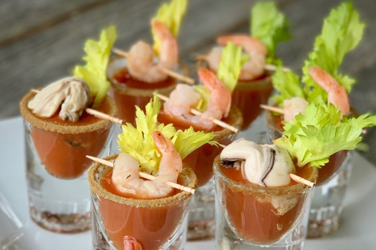 Bloody Mary Shooters.