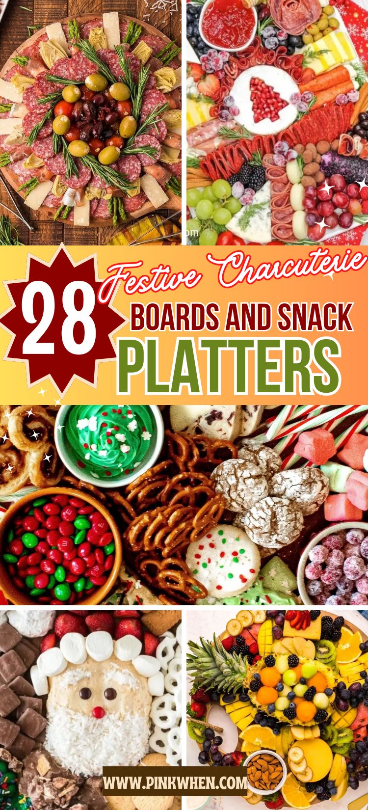 28 Festive Charcuterie Boards and Snack Platters