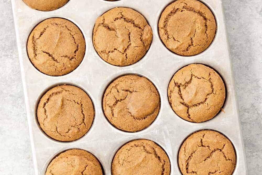 A Christmas dessert of delicious gingerbread cookies, baked in a pan.