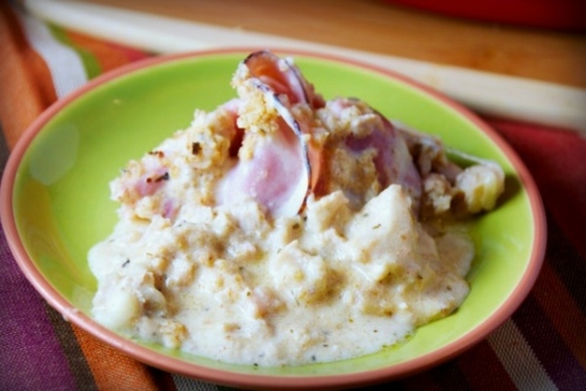 Low Carb ham and cheese casserole.