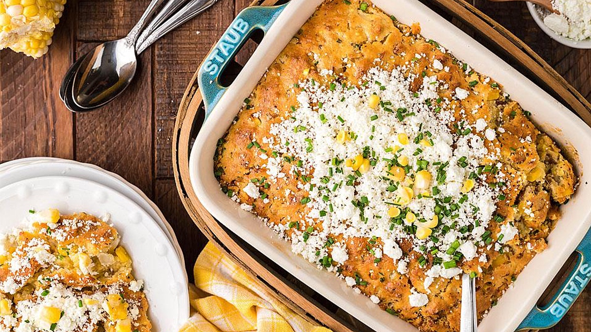 Southern Dinners That Satisfy 5 A delicious casserole recipe featuring corn, cheese, and sour cream.