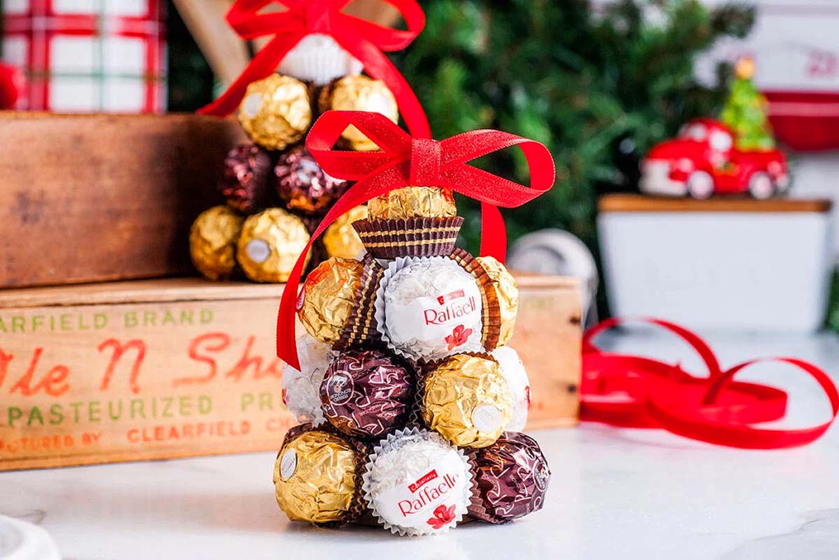 24 Christmas Tree Recipes to Add Magic to the Holidays 9 Ferrero Rocher Christmas Tree.