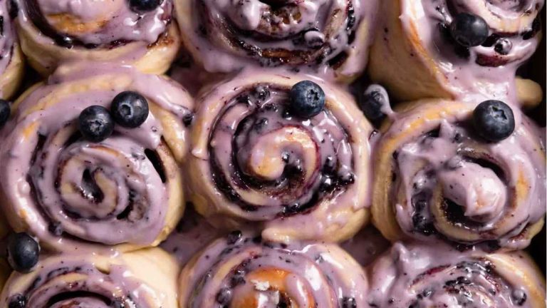 Blueberry Cinnamon Rolls.