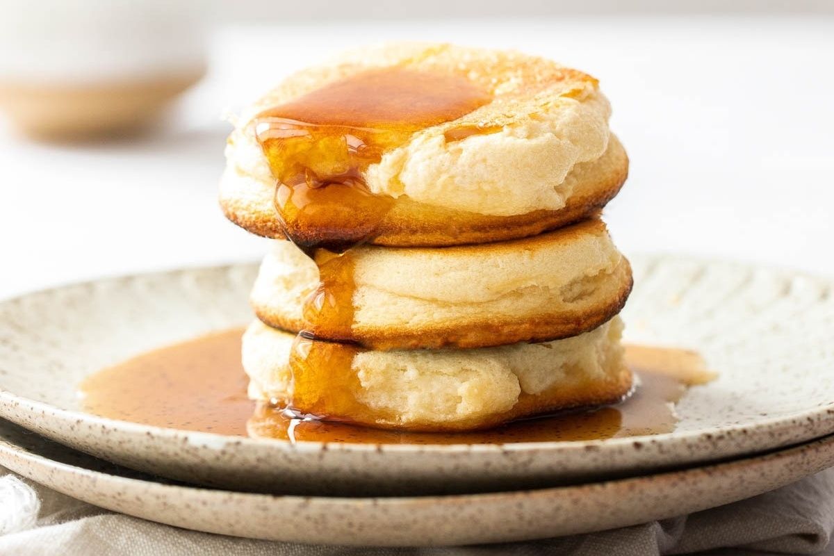Fluffy Japanese Pancakes Aka Souffle Pancakes pinkwhen