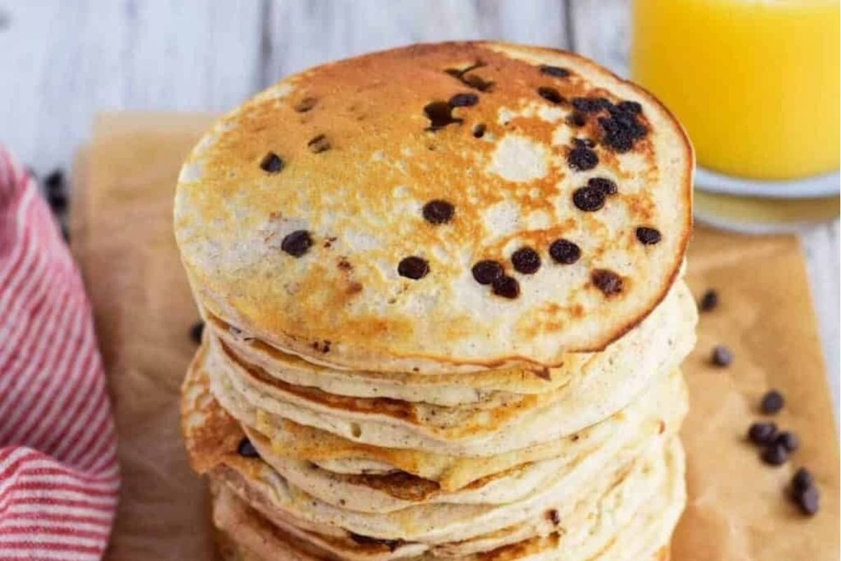 Gluten Free Blender Pancakes pinkwhen