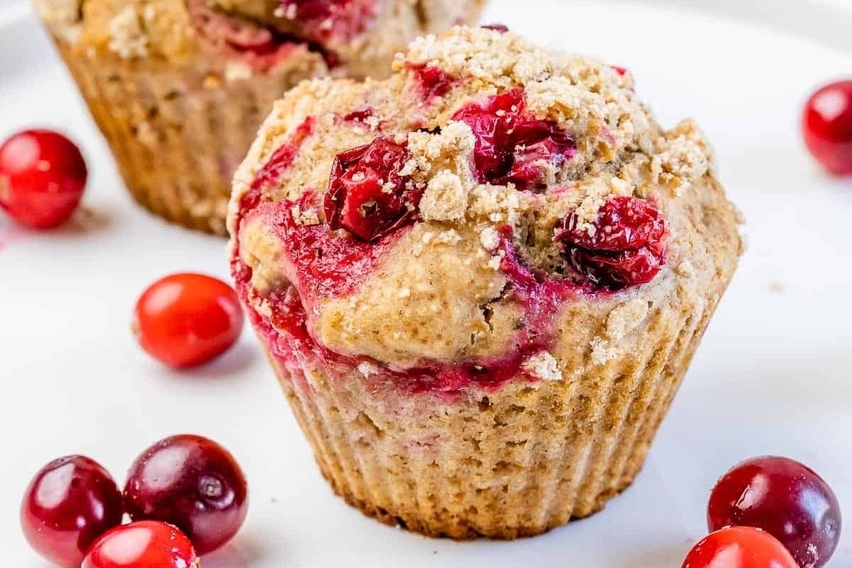 Healthy Orange Cranberry Muffins Recipe