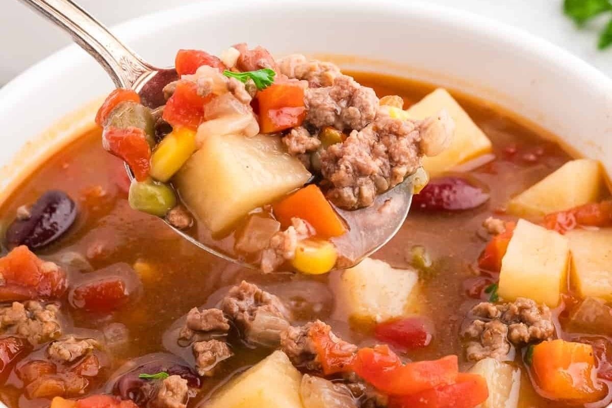 25 Tasty Filling Beef Soup Recipes 16 Hearty Crock Pot Cowboy Soup