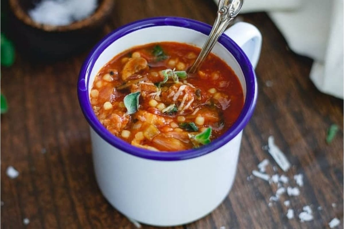 25 Tasty Filling Beef Soup Recipes 10 Italian Tomato Pasta Soup