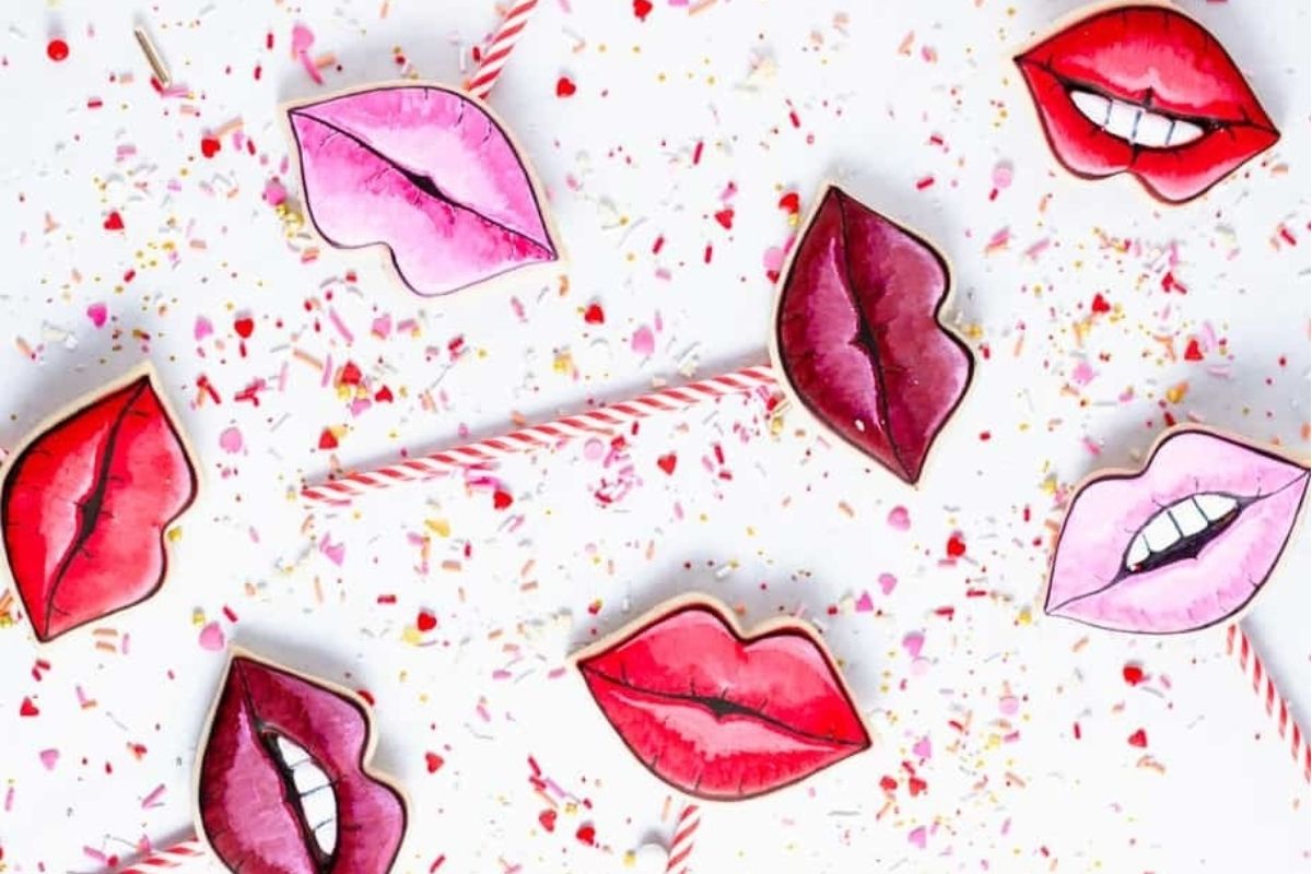 Lip Cookie Pops