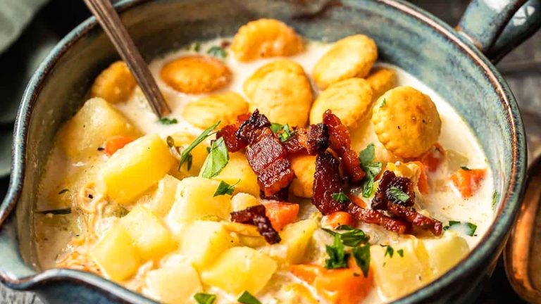 New England Clam Chowder Recipe.