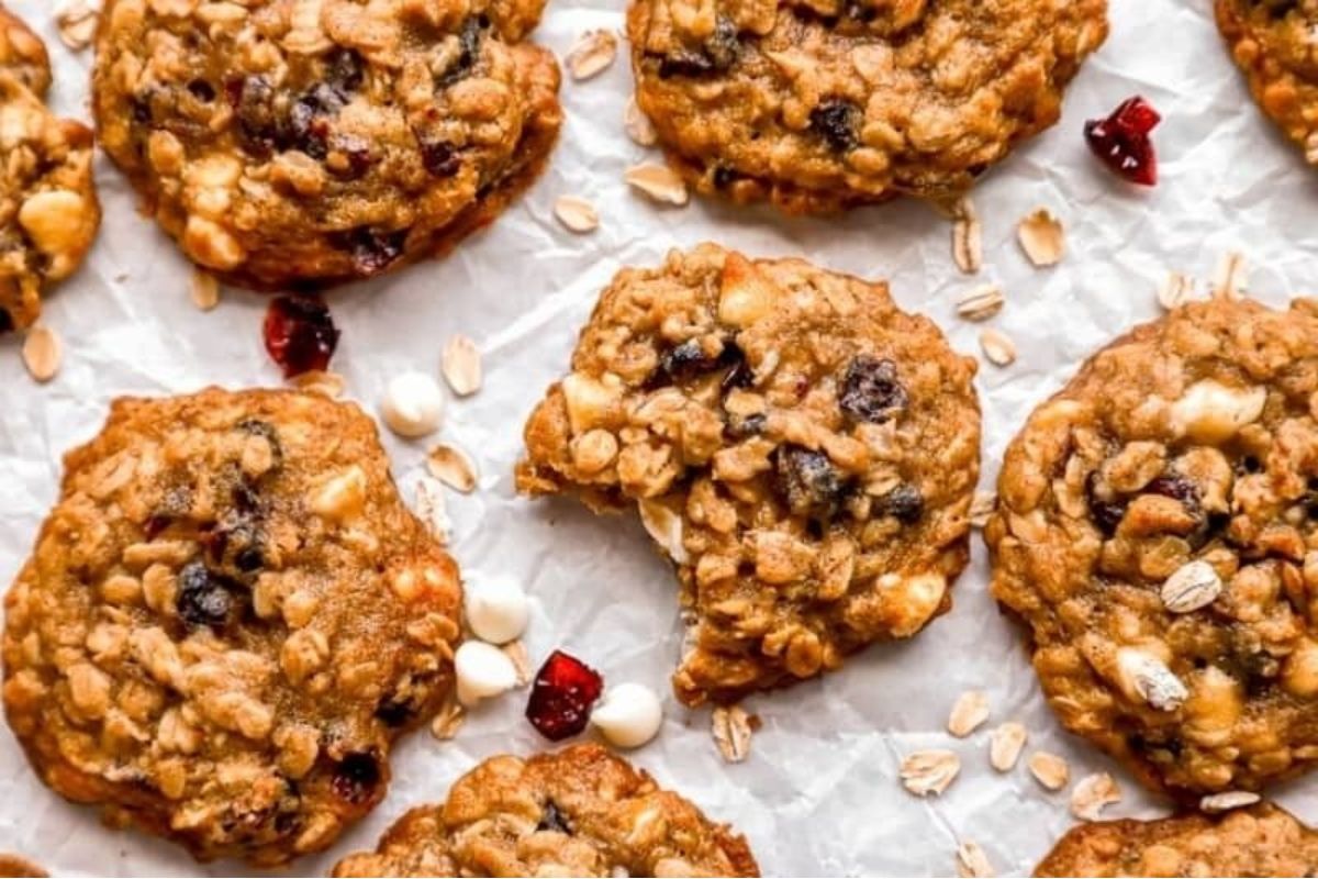 Oatmeal Cranberry Cookies Recipe.