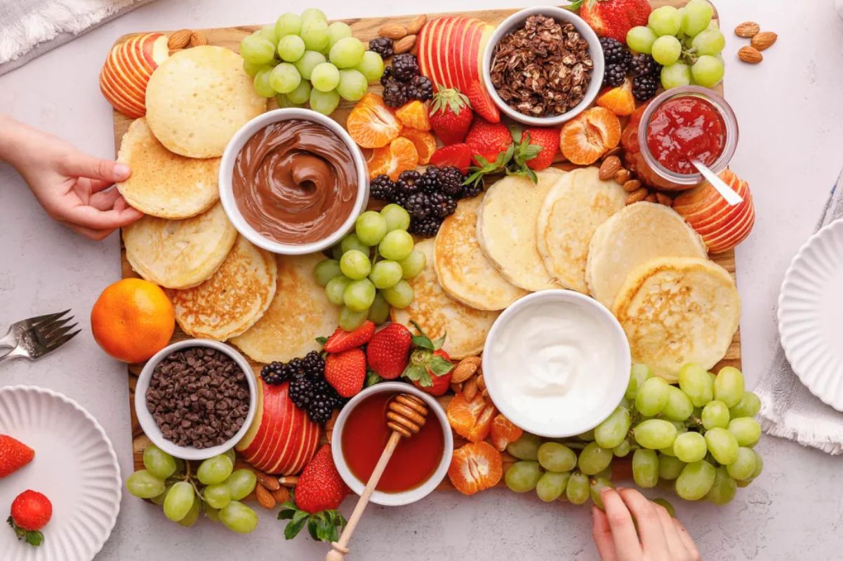 Pancake Charcuterie Board 1