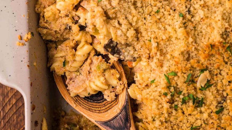 Easy Cheesy Tuna Casserole.