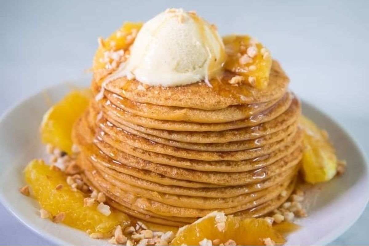 Vegan Sweet Potato Pancakes pinkwhen