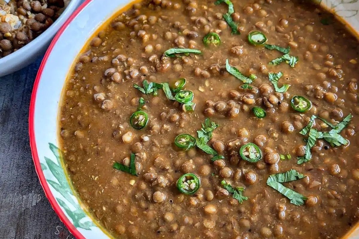 Whole Masoor Dal Brown Lentil Curry