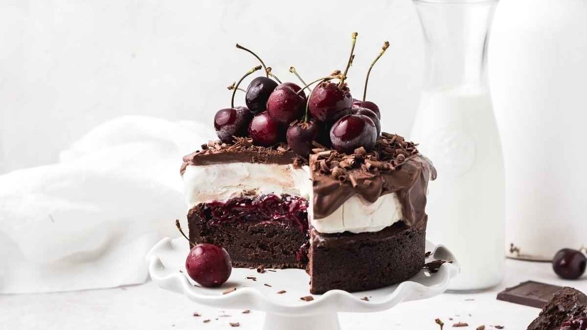 Black Forest Ice Cream Cake.