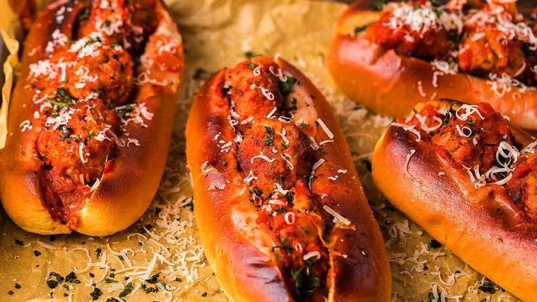 Meatball Marinara Subs.