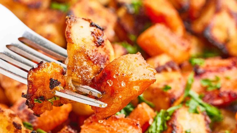 Roasted Carrots and Potatoes recipe by Cheerful Cook.