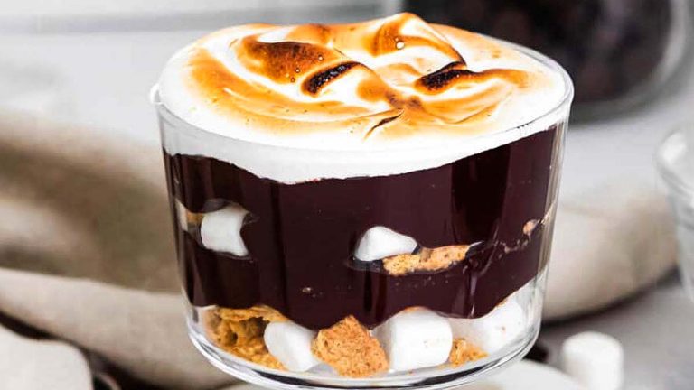 S'Mores Trifle Recipe.