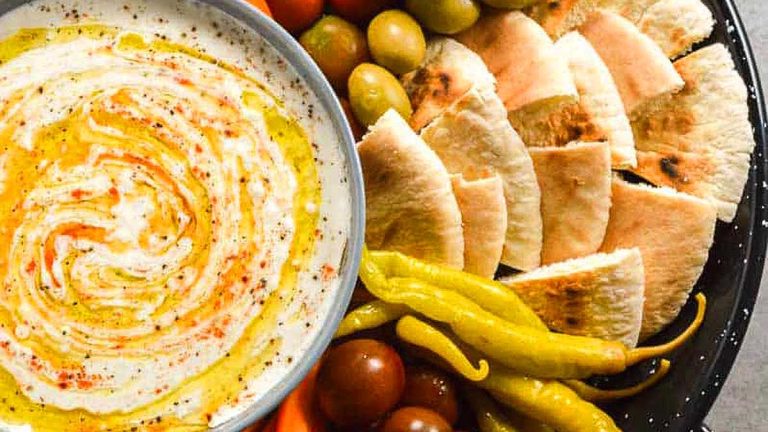 Quick Spicy Feta Dip.