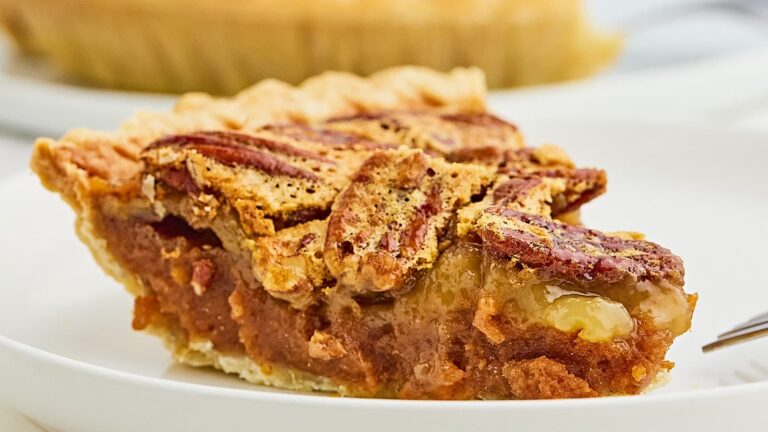 Sweet Potato Pecan Pie recipe by Cheerful Cook.