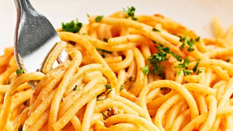 TikTok Spaghetti recipe by Cheerful Cook.