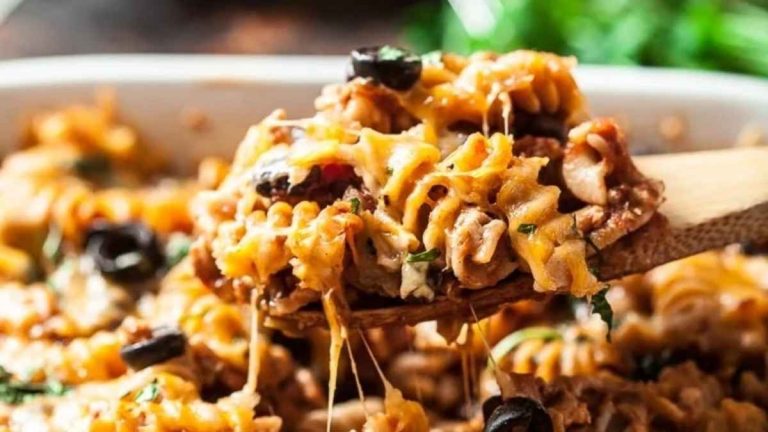 25-Minute Healthy Mexican Pasta Bake.