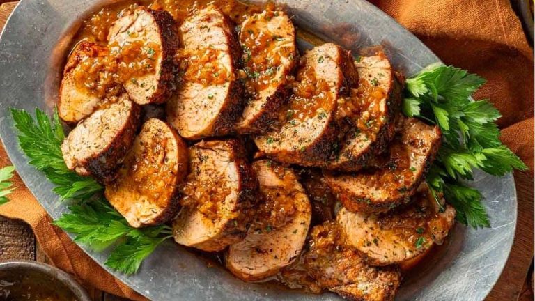 Blackened Cast Iron Pork Tenderloin.