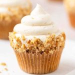 brown butter carrot cake cupcakes.