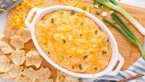Cheesy Buffalo Chicken Dip (Oven And Instant Pot).