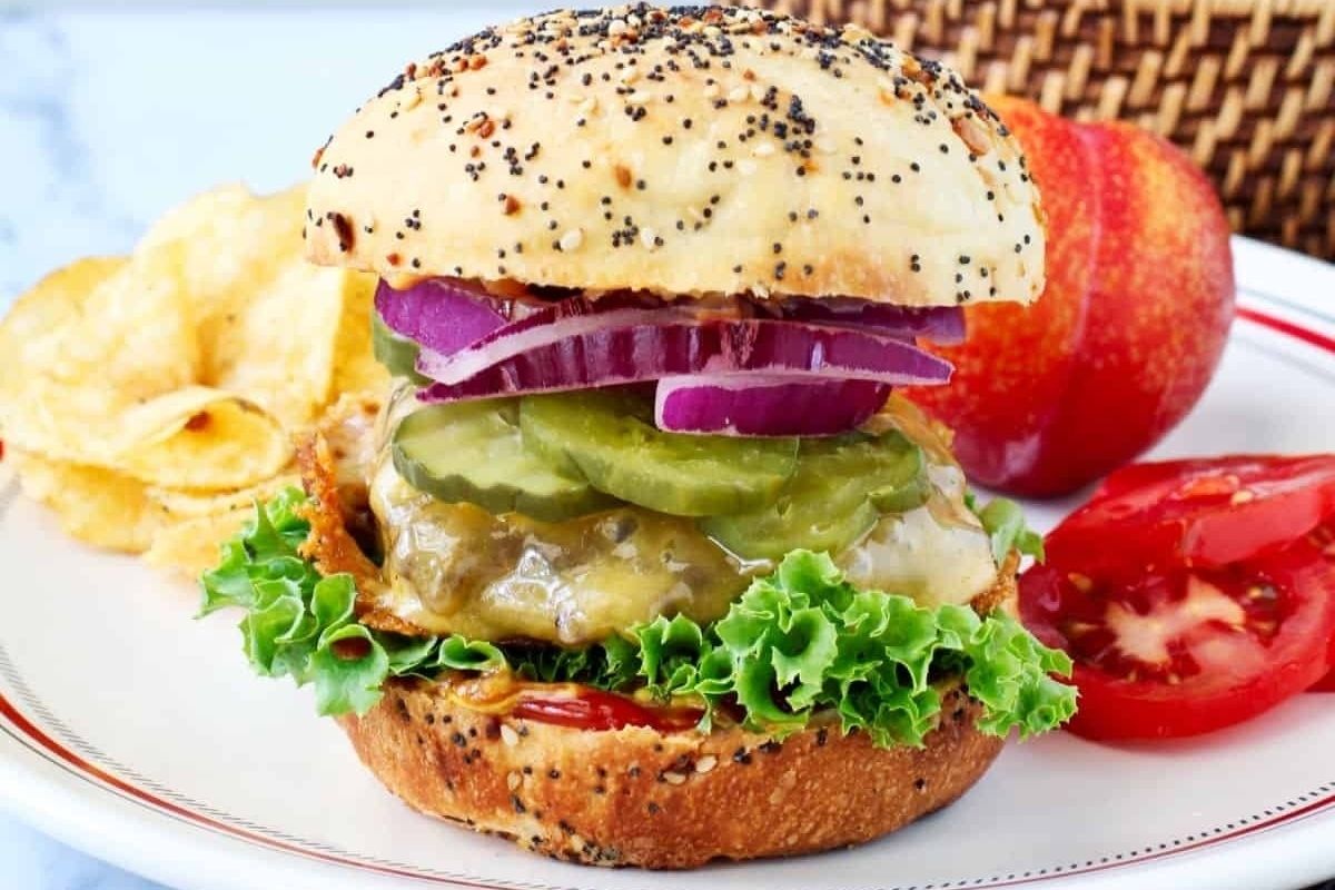 Cheesy Burger Buns