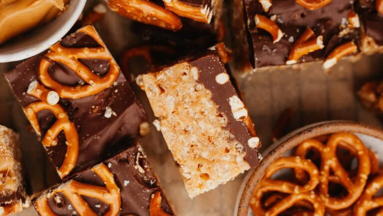 Chocolate Peanut Butter Rice Krispie Treats.