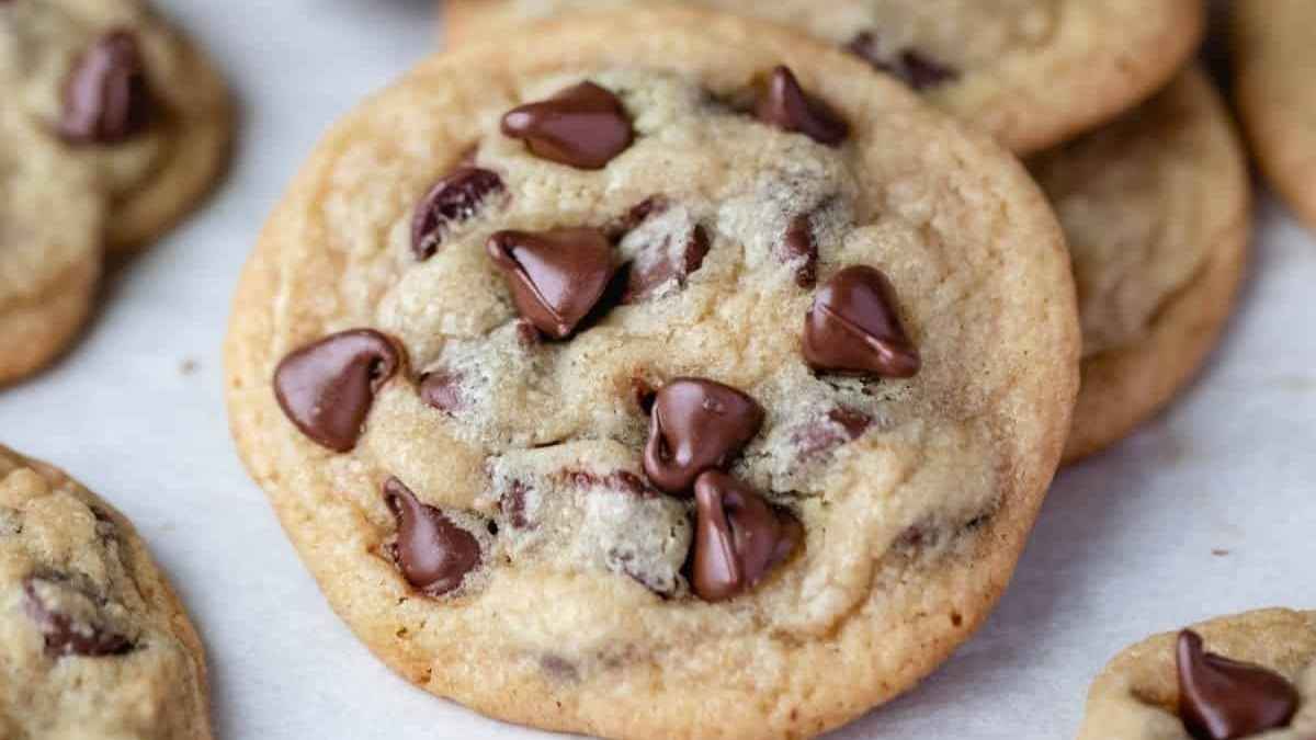 Chocolate Chip Pudding Cookies. 