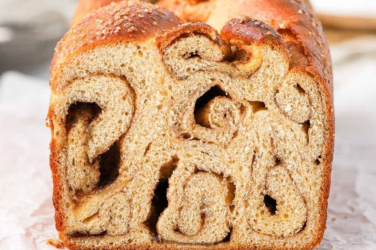 Cinnamon Roll Bread Loaf