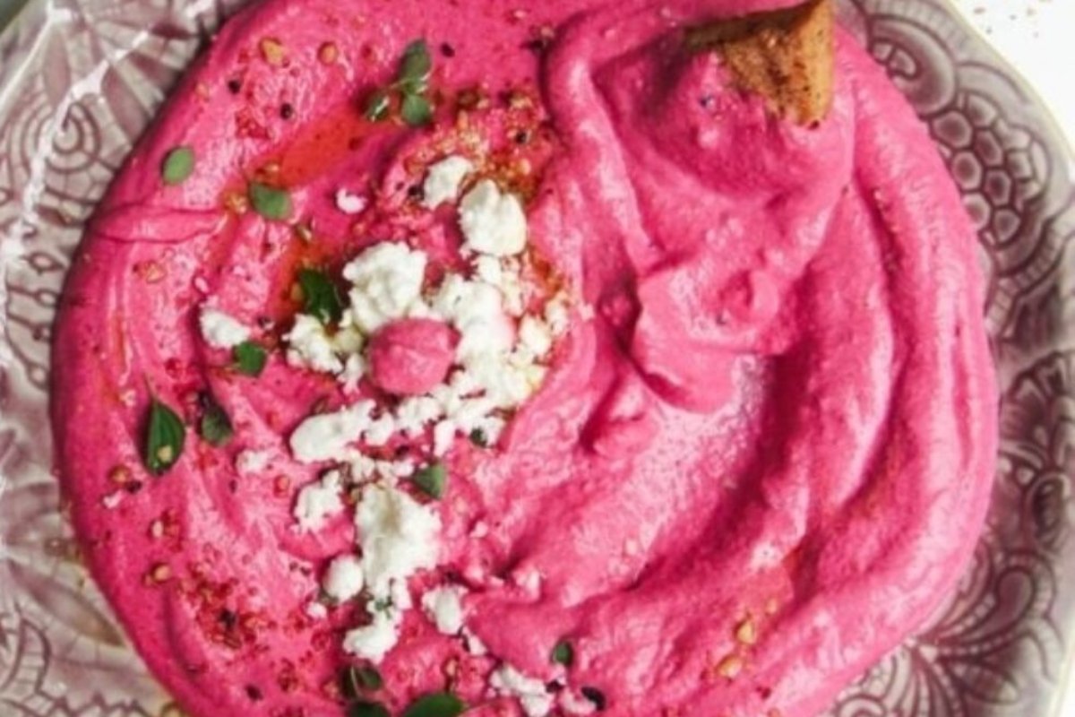 Creamy Beet Feta Dip