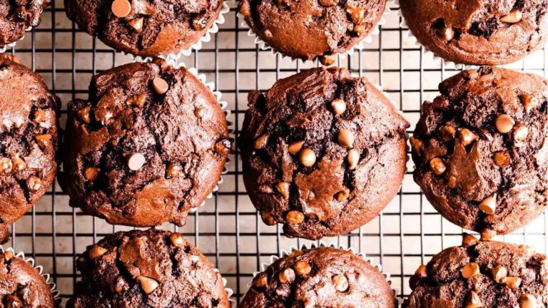 Double Chocolate Muffins.