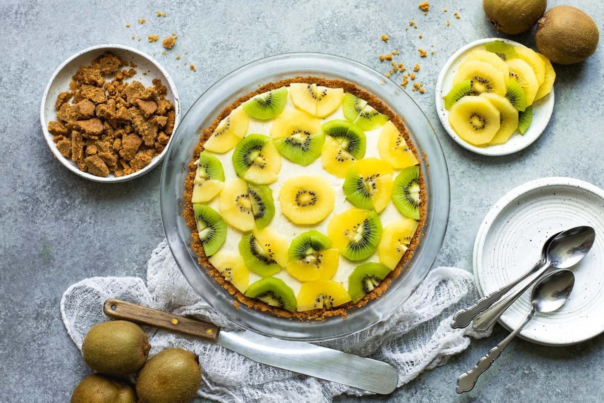Kiwi Lime Pie.