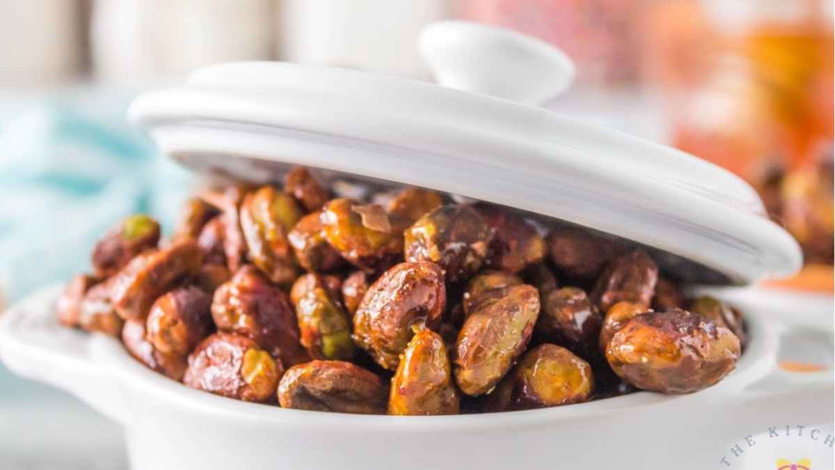 Easy Honey-Roasted Pistachios In The Air Fryer.
