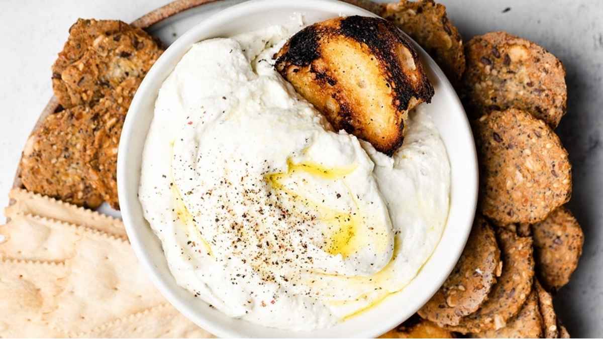 Easy Whipped Feta Cheese.