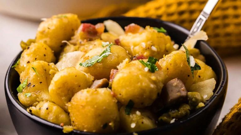 Gnocchi Carbonara.
