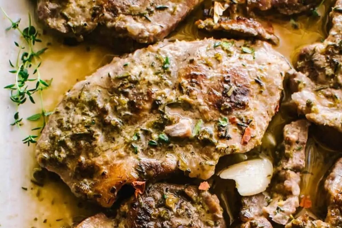 Greek Pork Steaks